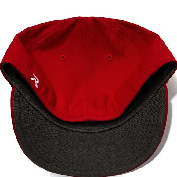 Richardson PTS Performance Black Market Red Fitted Hat Sz 7 Cap - Picture 6 of 6